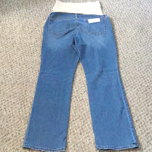 Maternity a:glow Full Belly Panel Bootcut Jeans - Picture 4 of 4